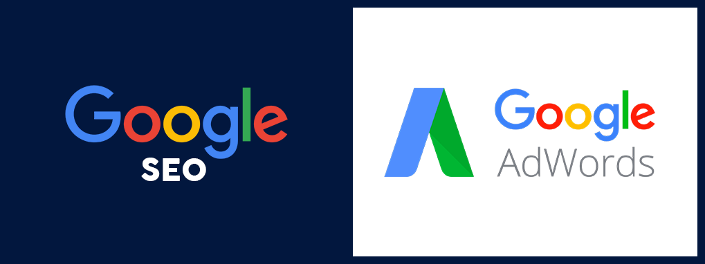 comparaison google SEO / google AdWords