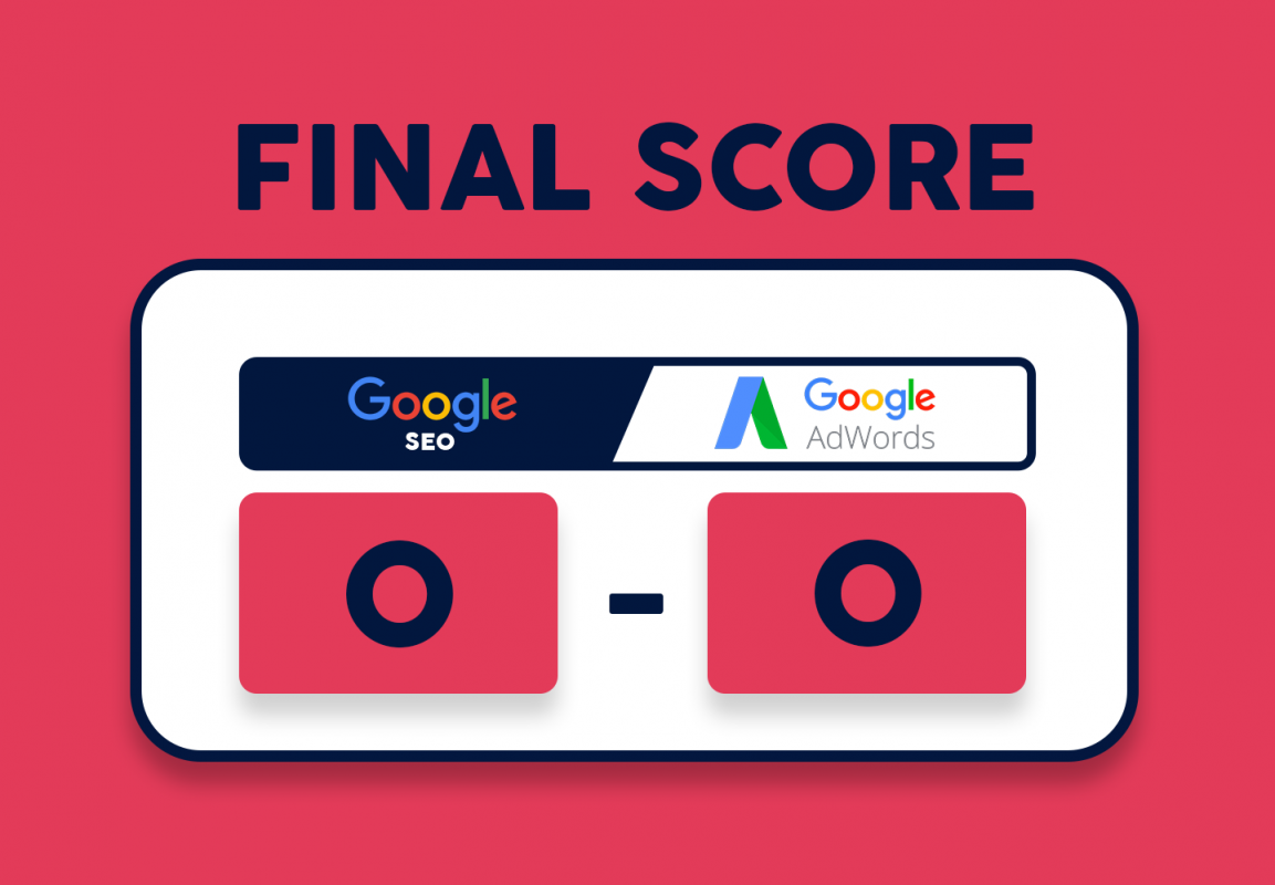 comparaison google SEO / google AdWords